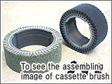 To see the assembling image of cassette brush
